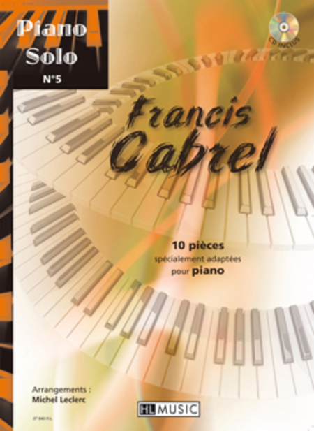 Piano solo, No. 5 : Francis Cabrel