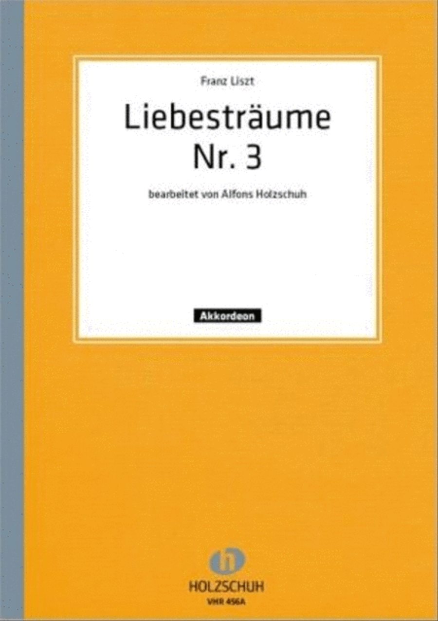 Liebesträume Nr. 3 Accordion scores gallery preview page 1