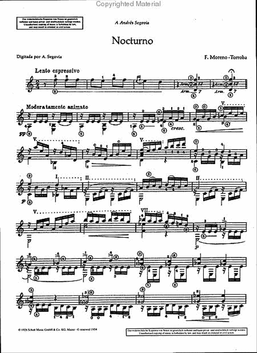 Nocturno Acoustic Guitar scores gallery preview page 2