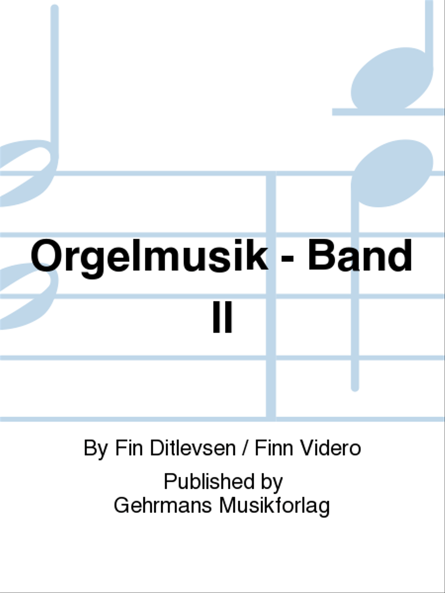 Orgelmusik - Band II Organ Solo scores gallery preview page 1