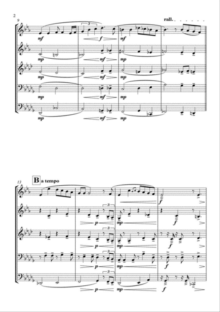 The Christmas Song (Chestnuts Roasting On An Open Fire) Horn scores gallery preview page 3