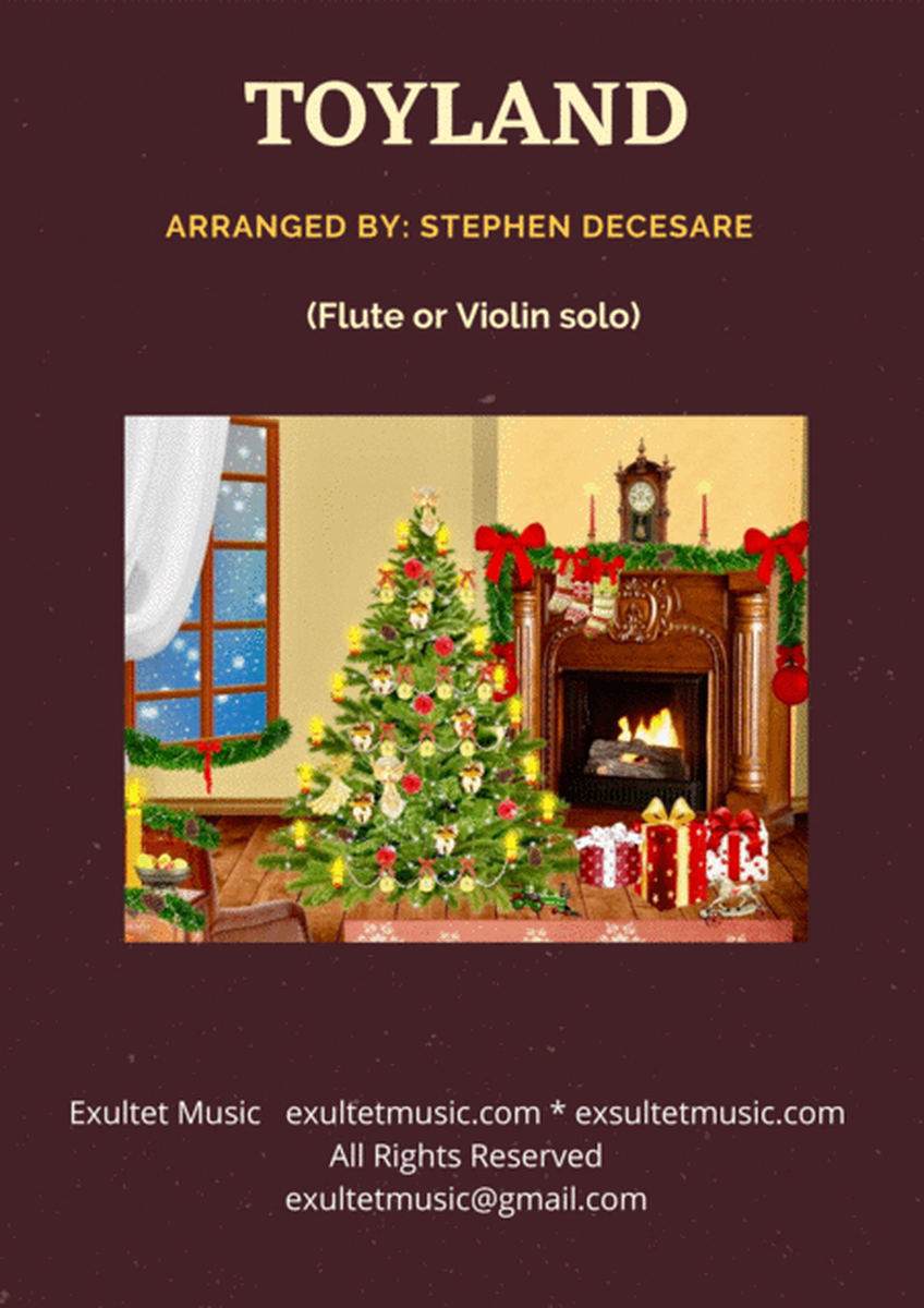 Toyland (Flute or Violin solo and Piano) image number null