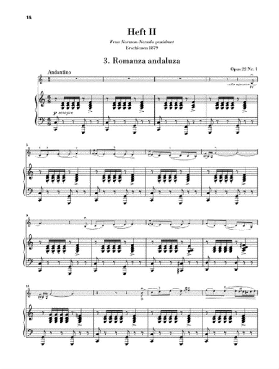 Spanish Dances Violin Solo scores gallery preview page 4