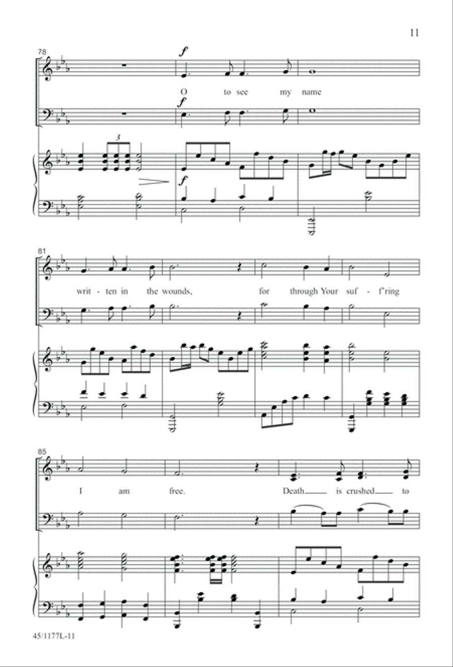 5 Getty Anthems for about 10 Singers 4-Part scores gallery preview page 12