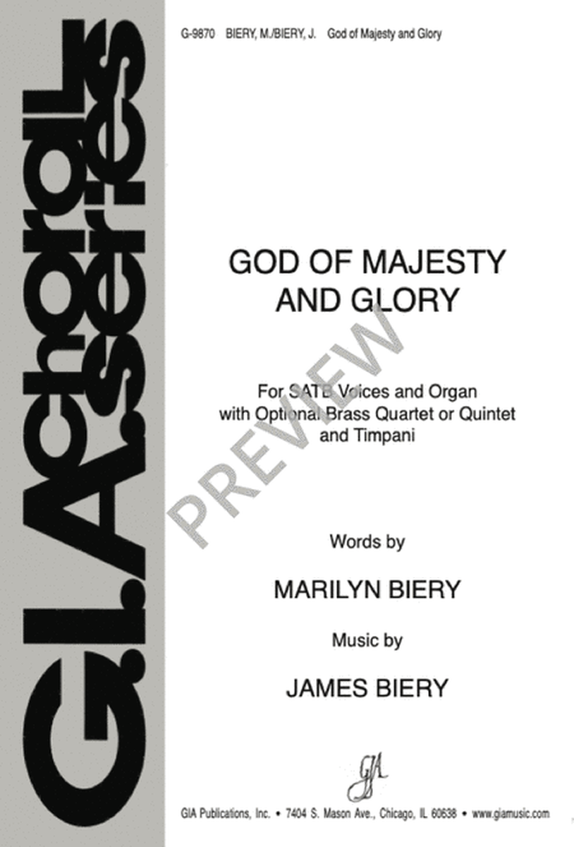 God of Majesty and Glory image number null