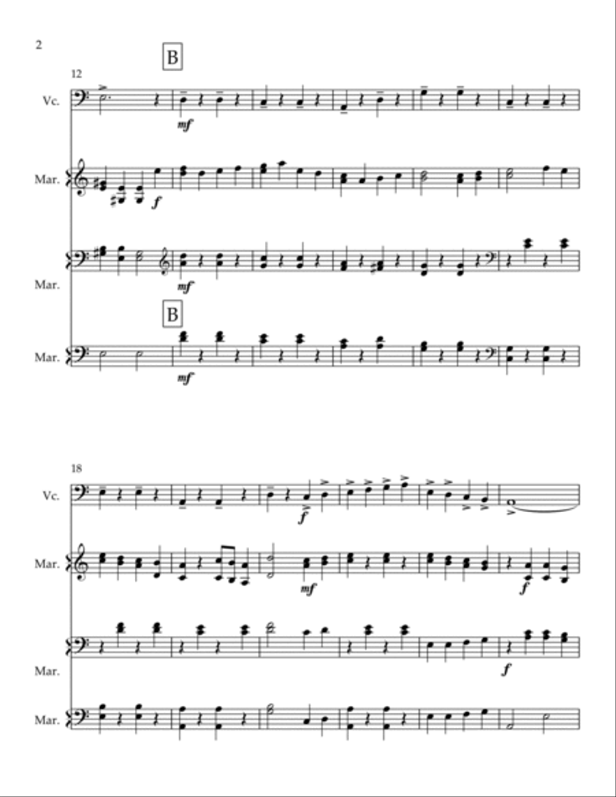 Christmas Collage (v2) Christmas Collage (v2) Chamber Music scores gallery preview page 2