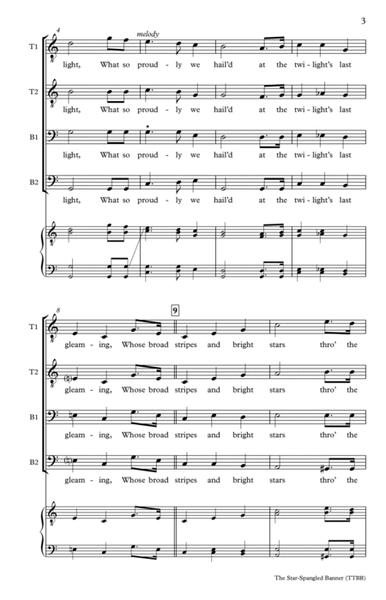 The Star-Spangled Banner – TTBB, a cappella image number null
