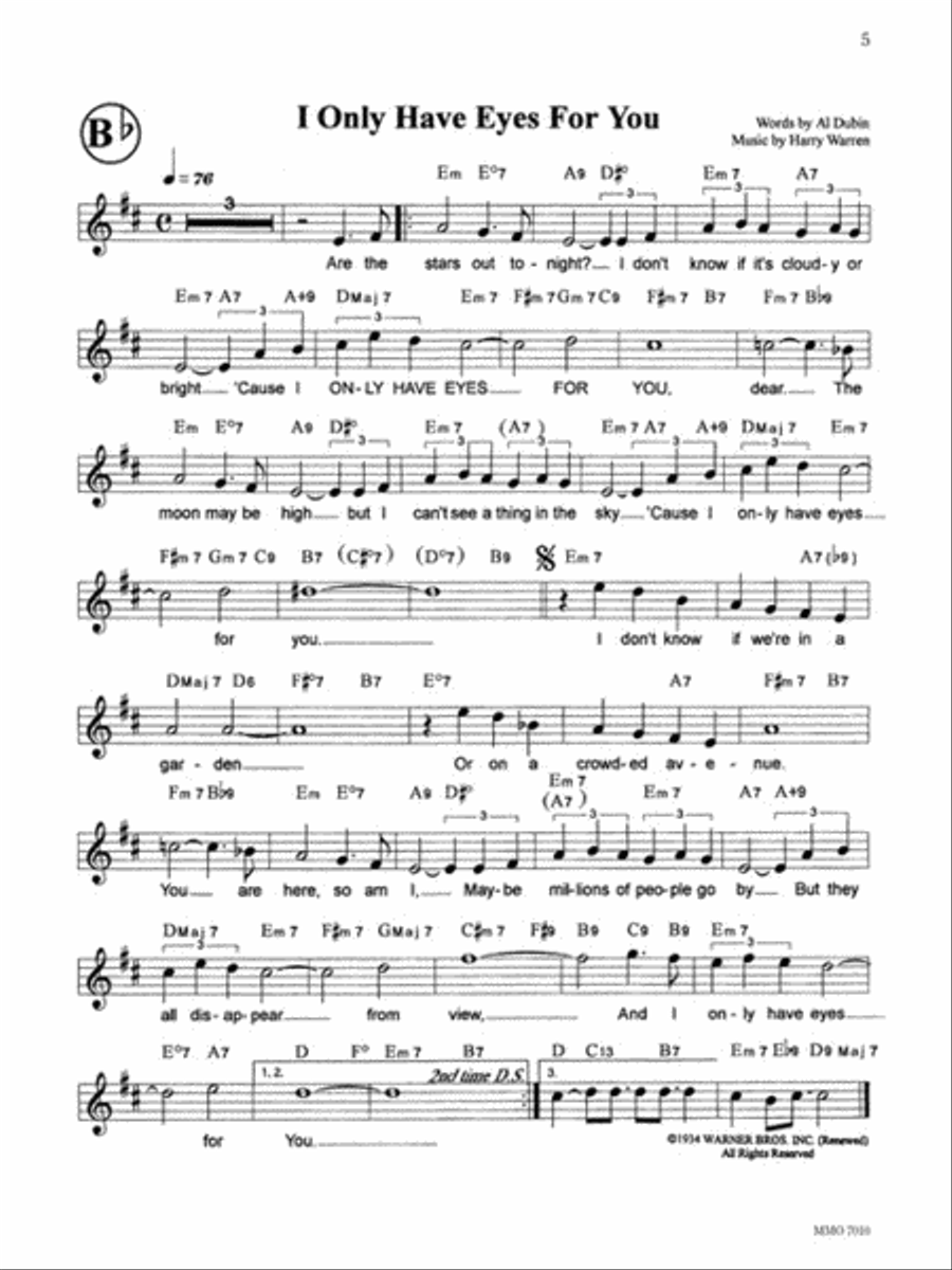 12 Classic Jazz Standards B-Flat Instrument scores gallery preview page 4