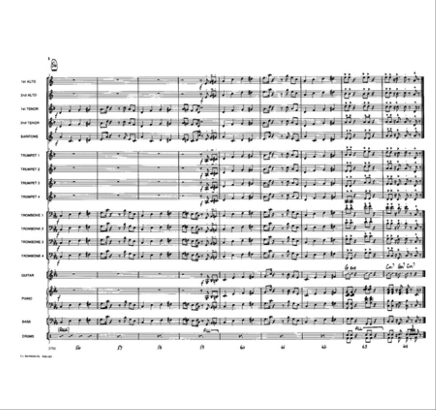 Welcome to the Warp Zone Jazz Ensemble scores gallery preview page 8