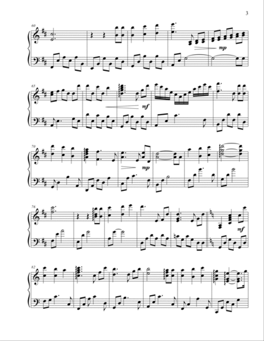 Annie's Song Annie's Song Piano Solo scores gallery preview page 3