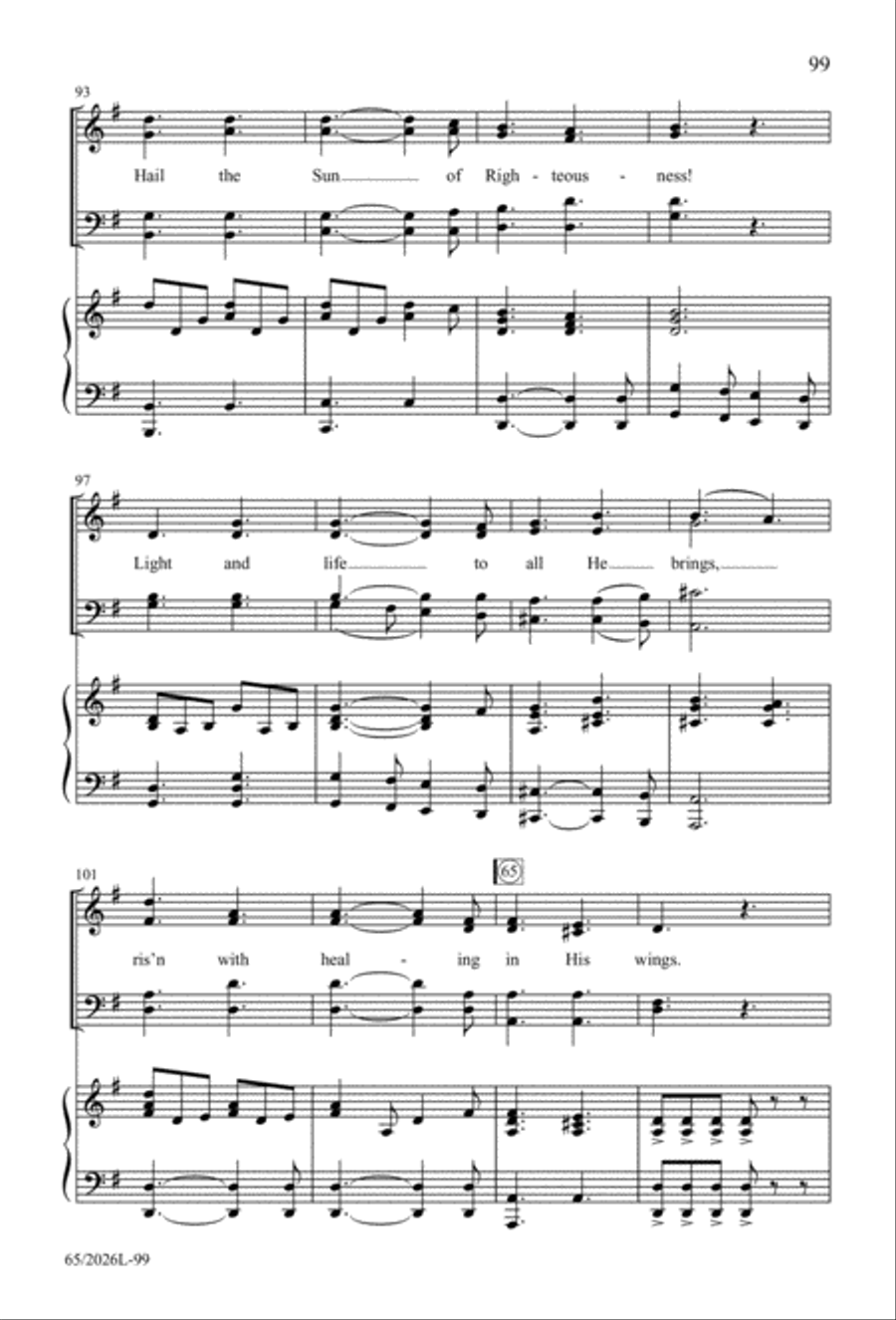 Night of the Father's Love 4-Part scores gallery preview page 100