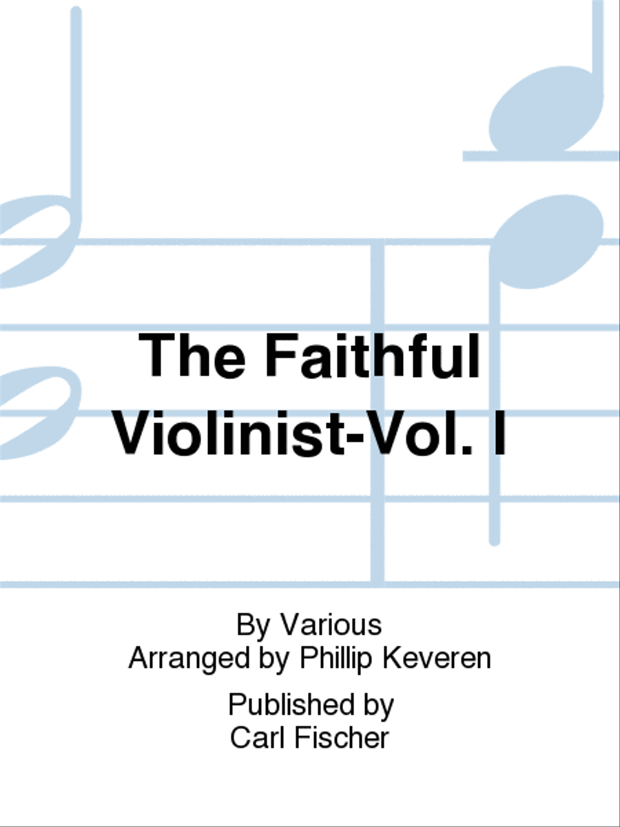 Faithful Violinist, The-Vol. I Violin Solo scores gallery preview page 1