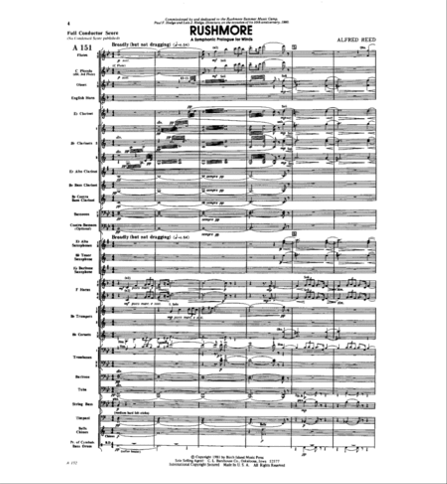 Rushmore Concert Band scores gallery preview page 2