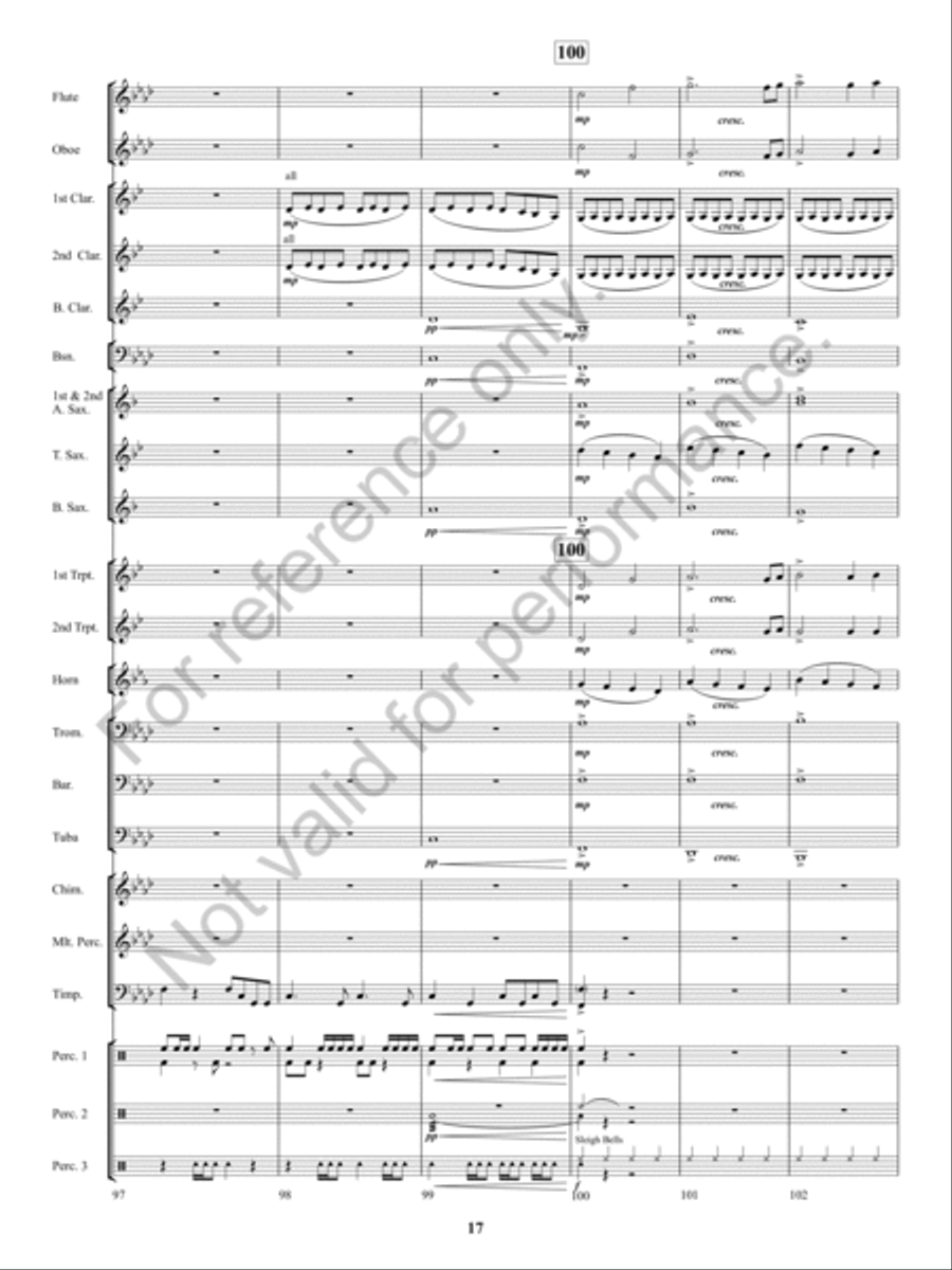 Kennesaw Mountain Celebration Concert Band scores gallery preview page 16