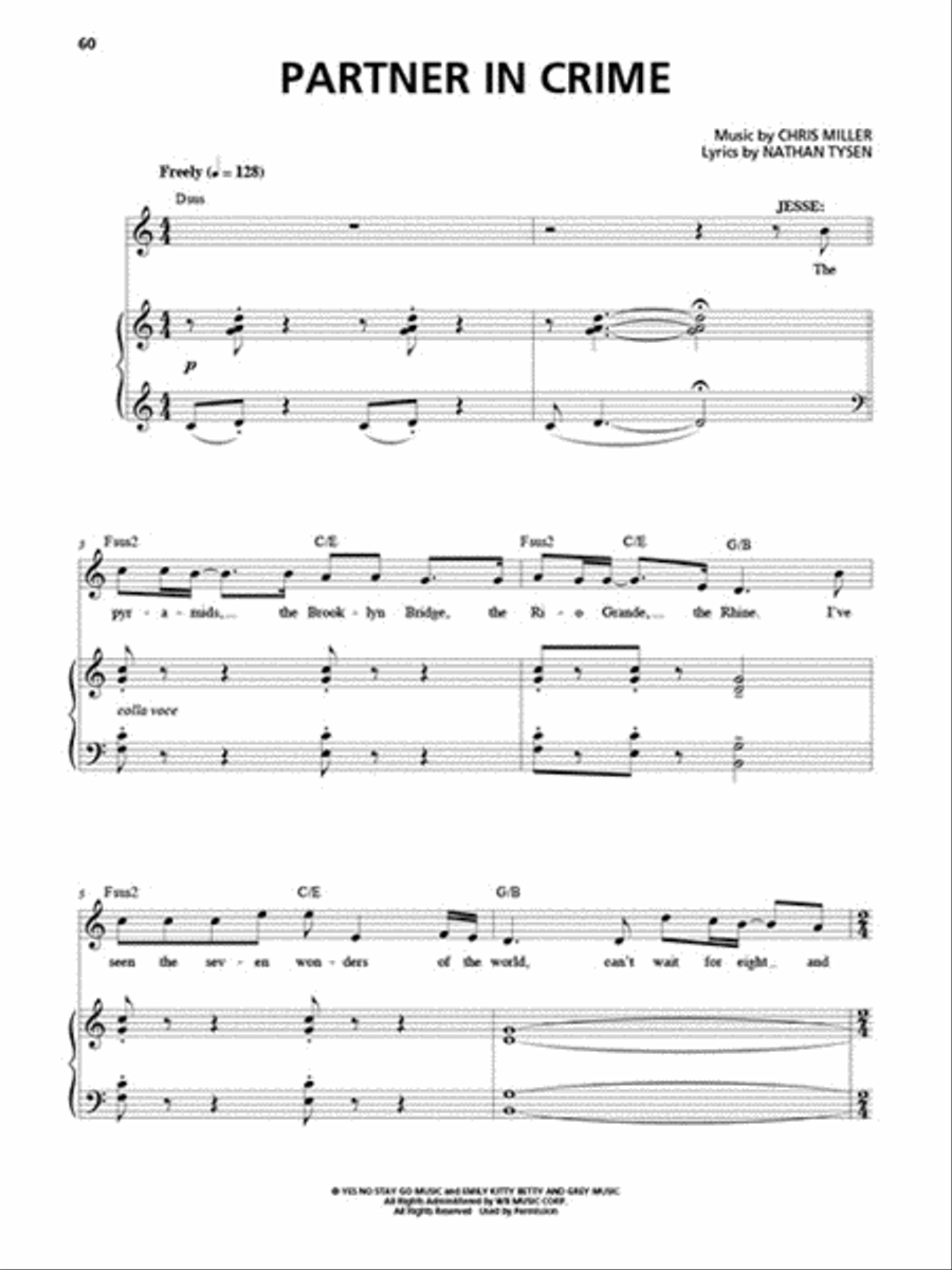 Tuck Everlasting – Vocal Selections Piano, Vocal scores gallery preview page 5
