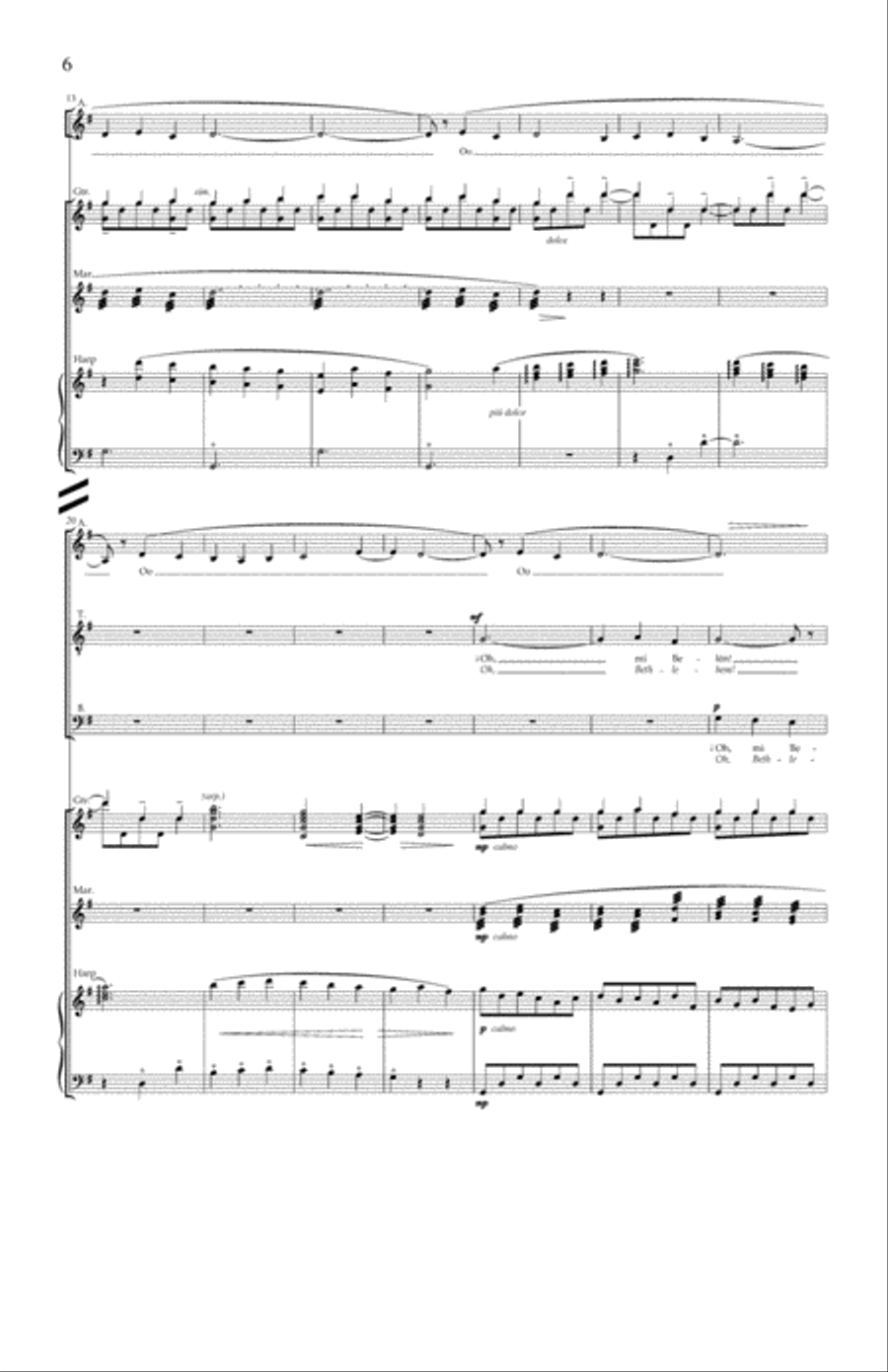 Carols and Lullabies (Full Score) Choir scores gallery preview page 14