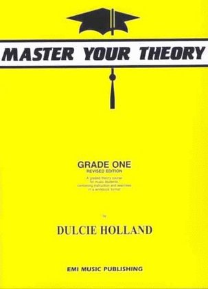 Book cover for Master Your Theory Grade 1 Myt Yellow