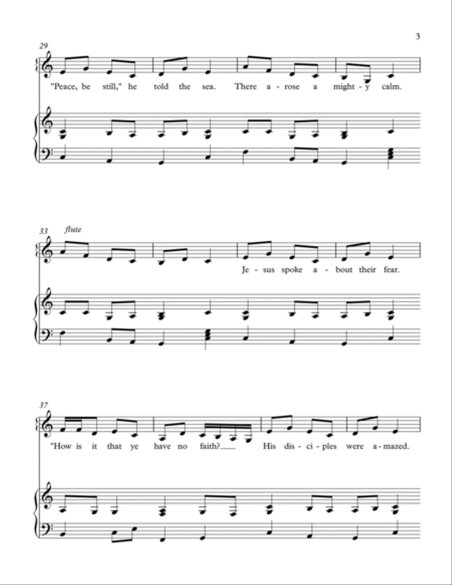 On the Sea of Galilee Piano, Vocal, Guitar scores gallery preview page 3