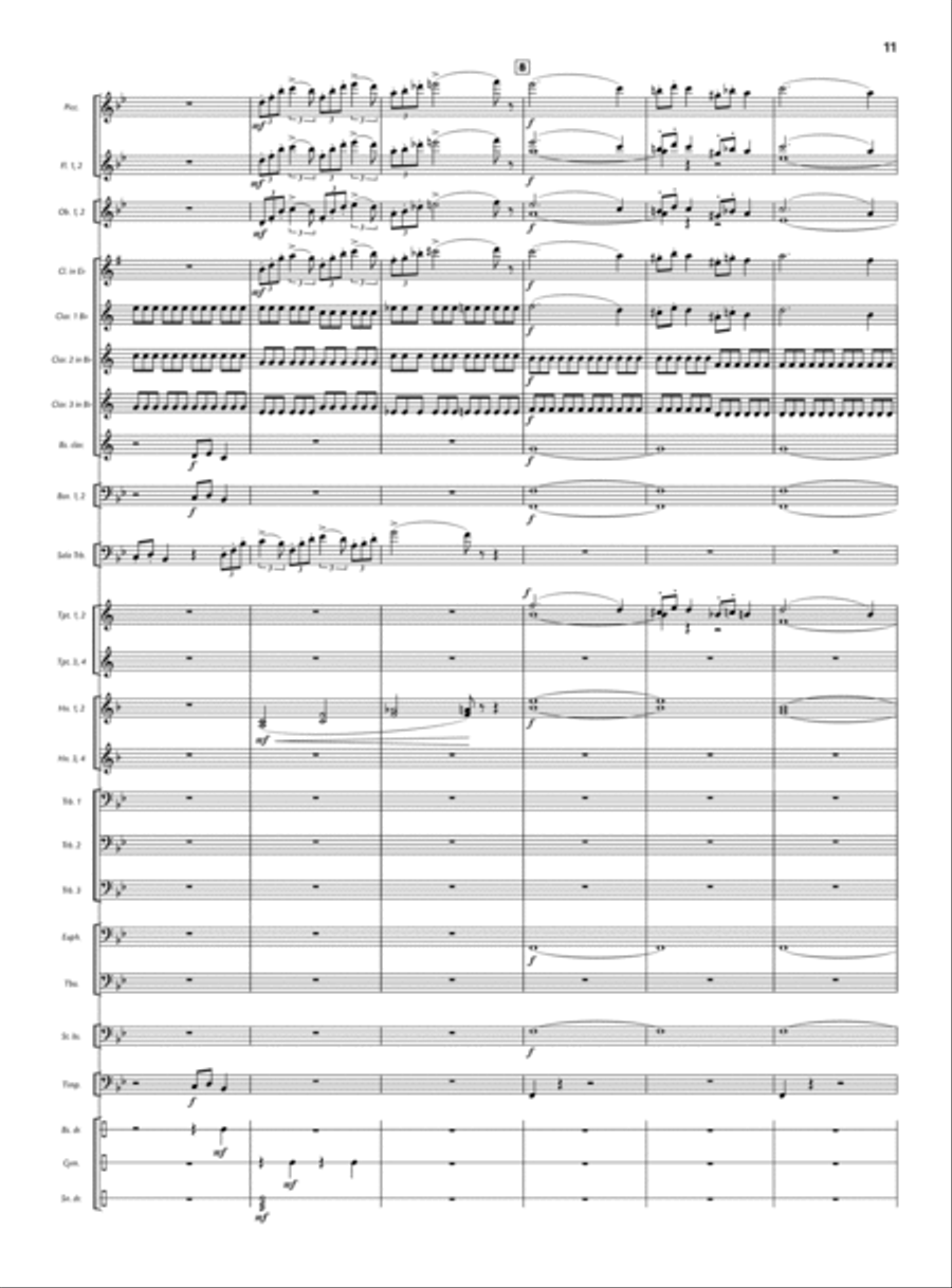 Concert for Trombone and Wind Ensemble Small Ensemble scores gallery preview page 5