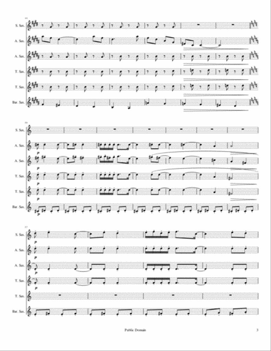 Jupiter Jupiter Woodwind Ensemble scores gallery preview page 3