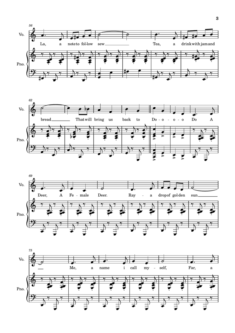 Do-Re-Mi Do-Re-Mi Piano, Vocal scores gallery preview page 3