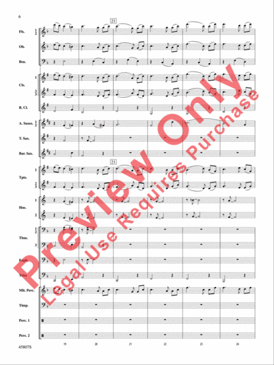 Brahms' Waltz 2 Ways Brahms' Waltz 2 Ways Concert Band scores gallery preview page 7