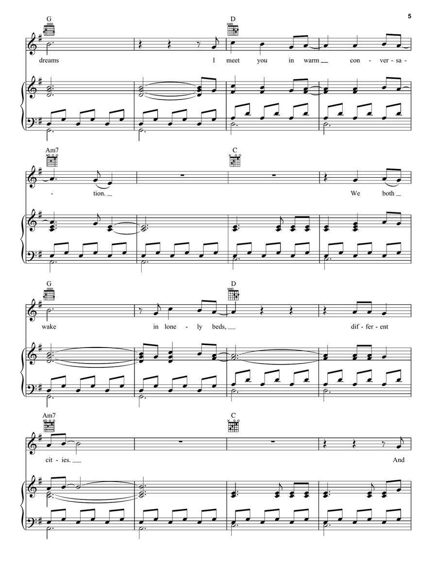 Sad Beautiful Tragic Acoustic Guitar scores gallery preview page 5