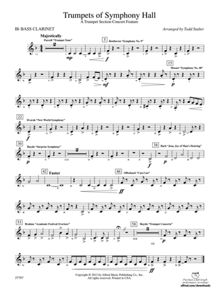 Trumpets of Symphony Hall: B-flat Bass Clarinet