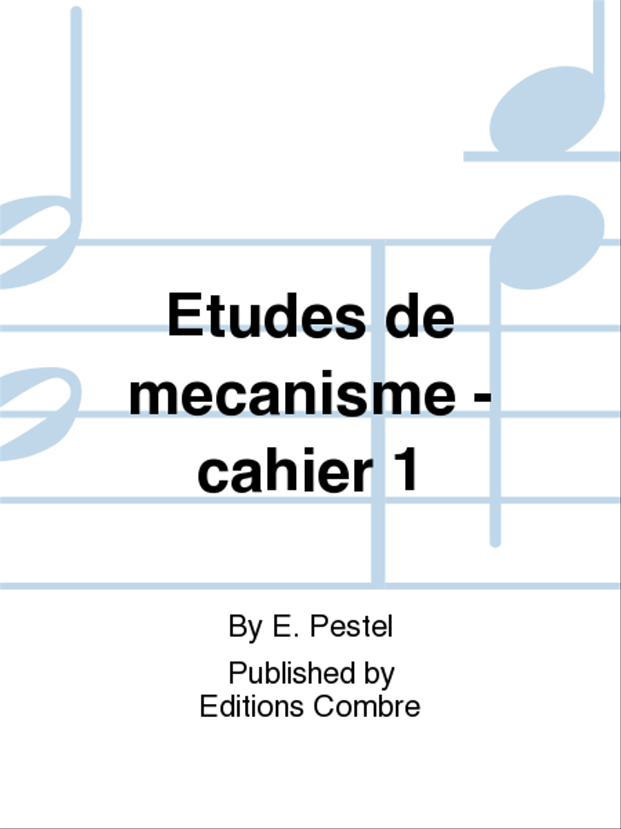 Etudes de mecanisme - cahier 1 Violin Solo scores gallery preview page 1