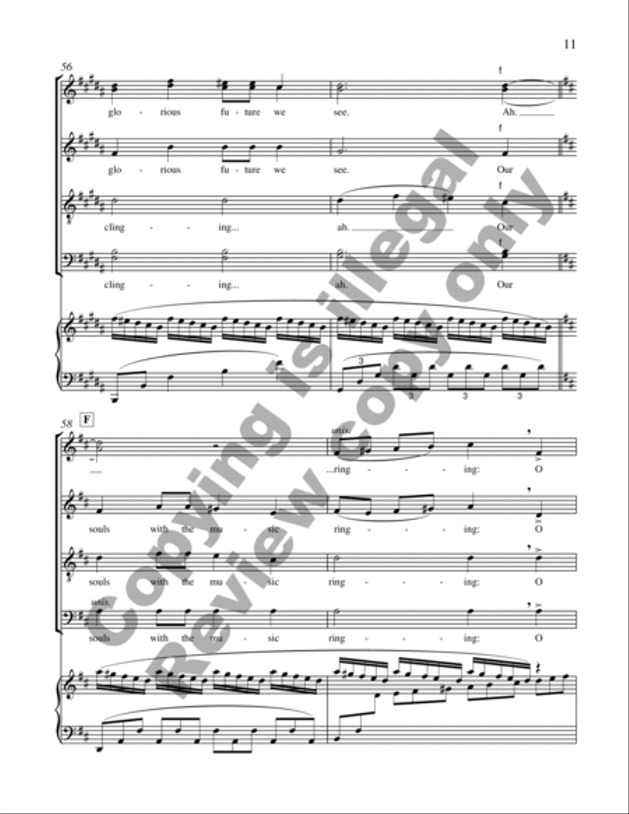 The Dreamers of Dreams 4-Part scores gallery preview page 27