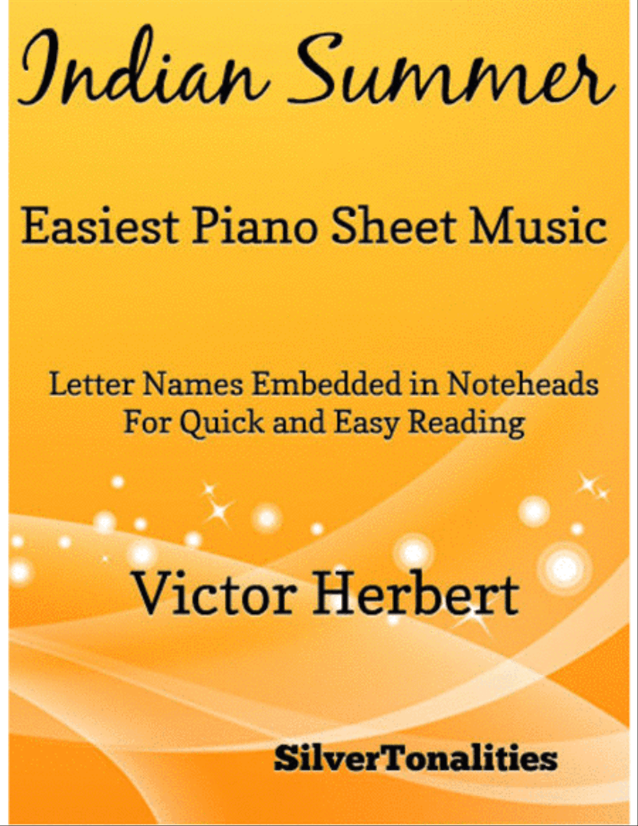 Indian Summer Easiest Piano Sheet Music Easy Piano scores gallery preview page 1