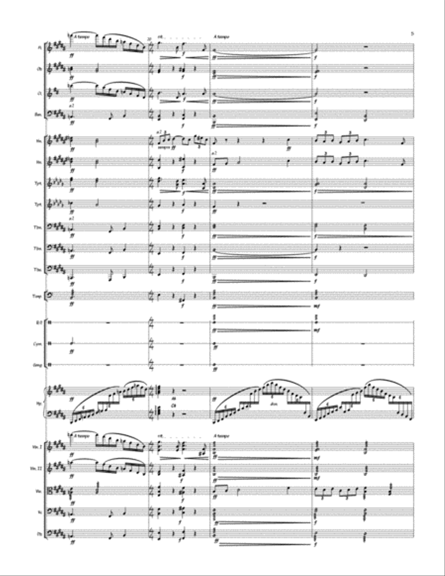 Last of Winter Last of Winter Full Orchestra scores gallery preview page 5