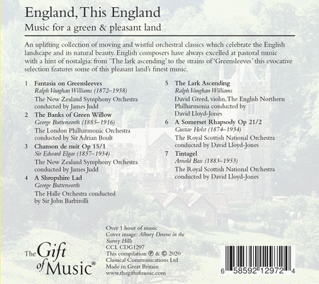 England, this England - Music for a Green & Pleasant Land