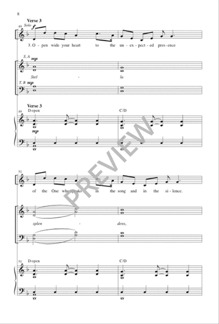 Stella Splendens 4-Part scores gallery preview page 8
