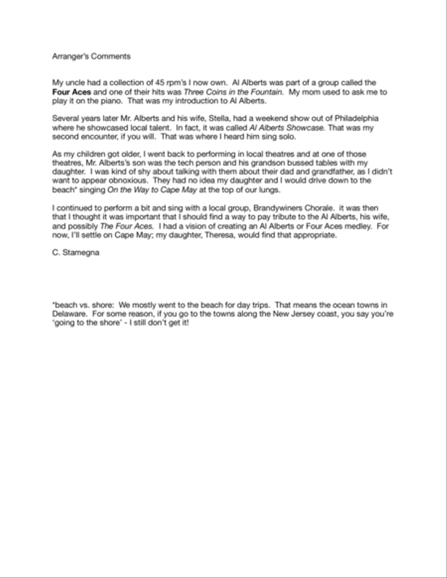 On The Way To Cape May Piano scores gallery preview page 2