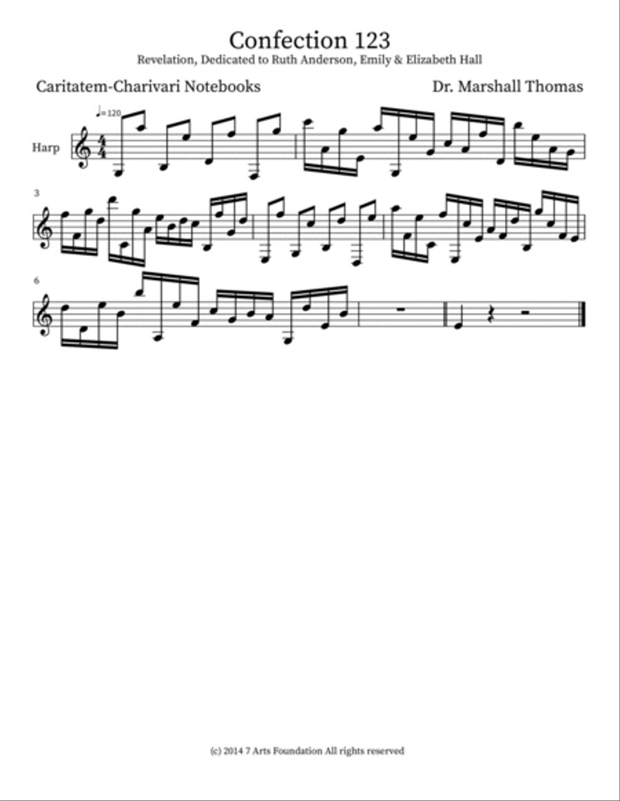 Confection 123 Percussion scores gallery preview page 3