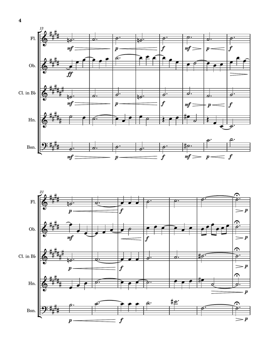 The Nautilus Woodwind Quintet scores gallery preview page 4