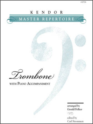 Book cover for Kendor Master Repertoire - Trombone