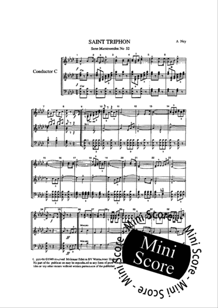 Saint Triphon Concert Band scores gallery preview page 5
