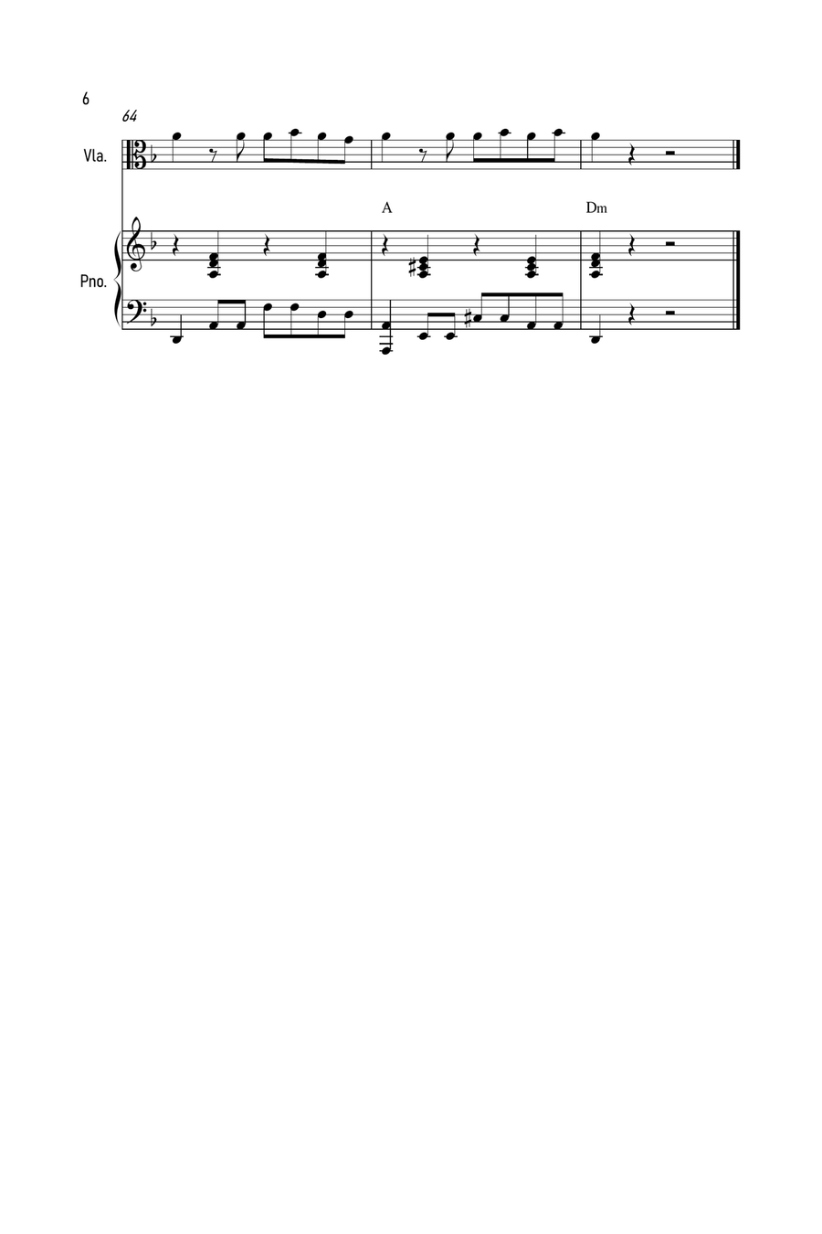 Therefore I Am Viola scores gallery preview page 6