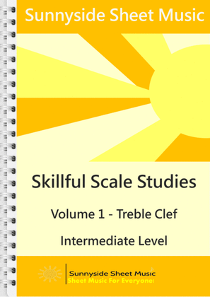 Book cover for Skillful Scale Studies, Treble Clef Edition