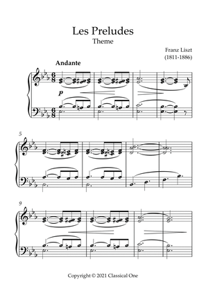 Liszt - Les Preludes(With Note name)