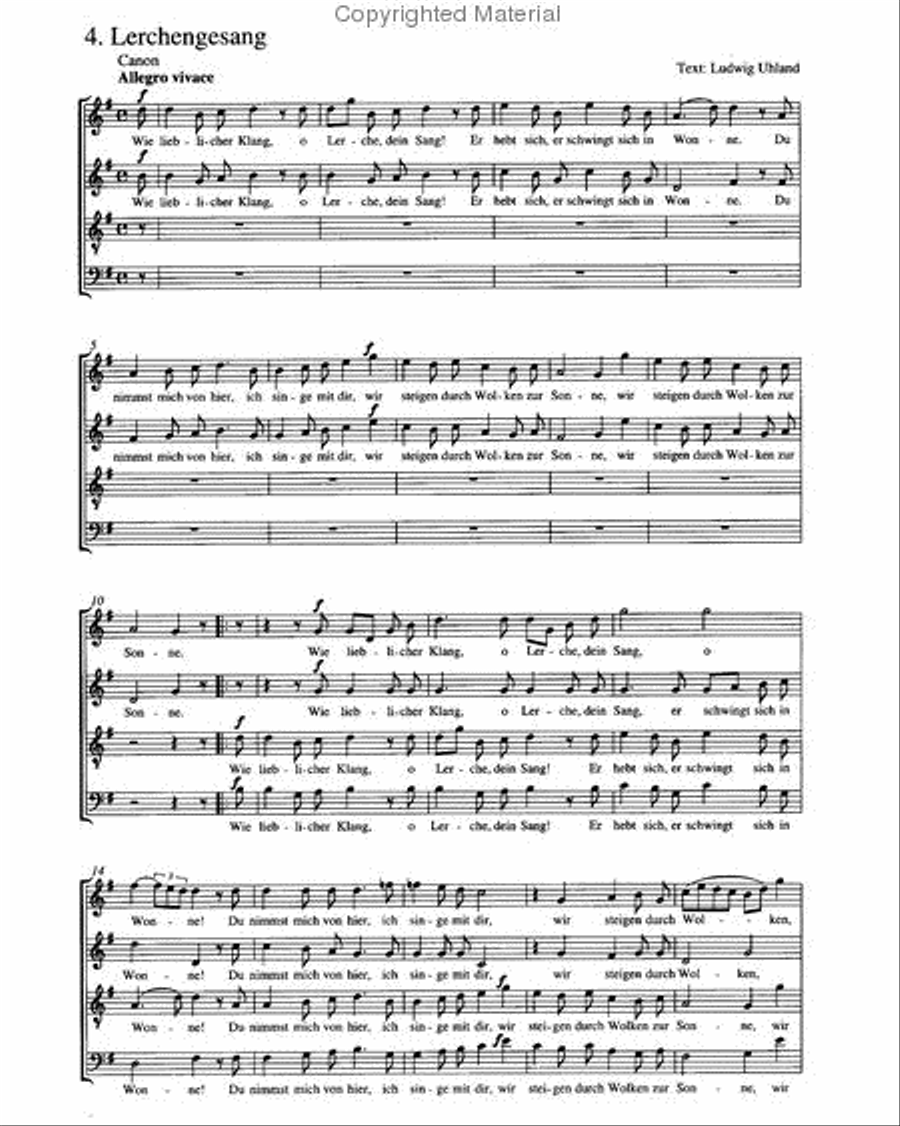 Im Freien zu singen (Heft 2) Choir scores gallery preview page 5