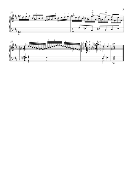 Prelude and Fugue (4 parts) in D Major BWV 850