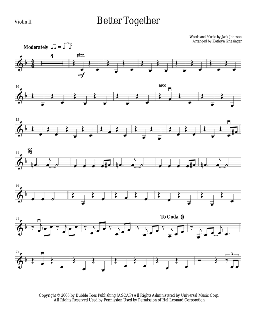 Better Together String Quartet scores gallery preview page 3