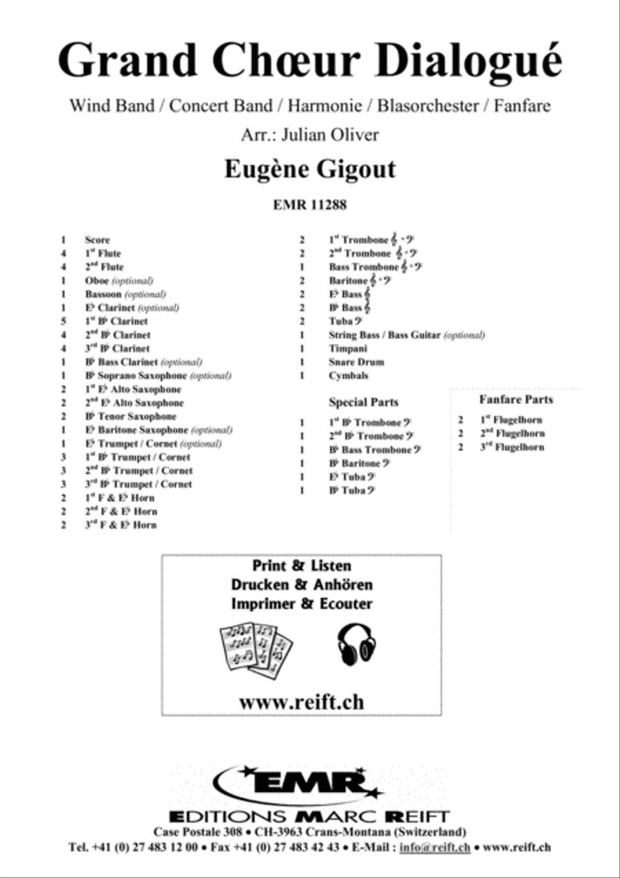 Grand Choeur Dialogue Grand Choeur Dialogue Concert Band scores gallery preview page 2