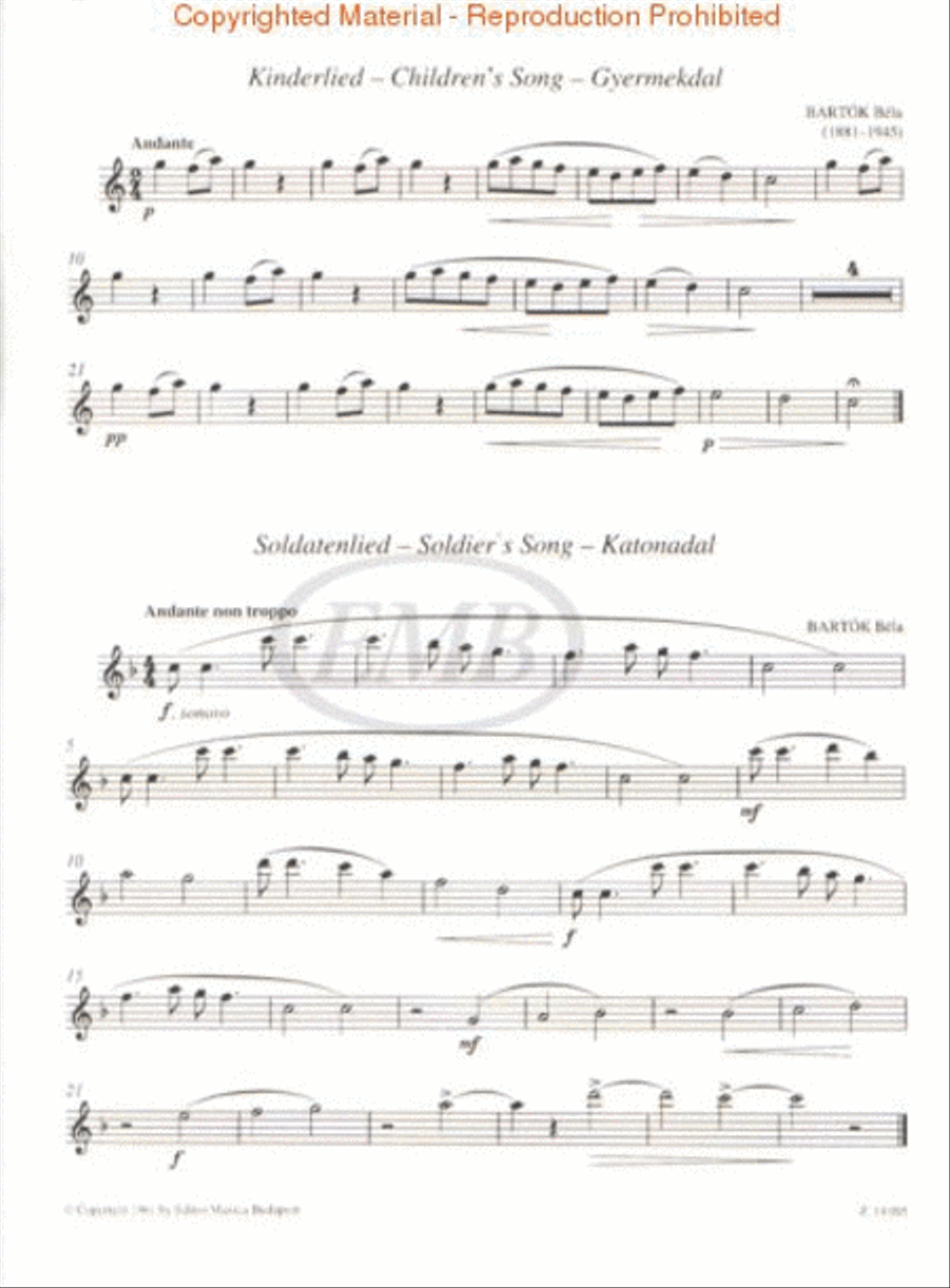 Recorder Music for Beginners – Volume 2 Recorder scores gallery preview page 3