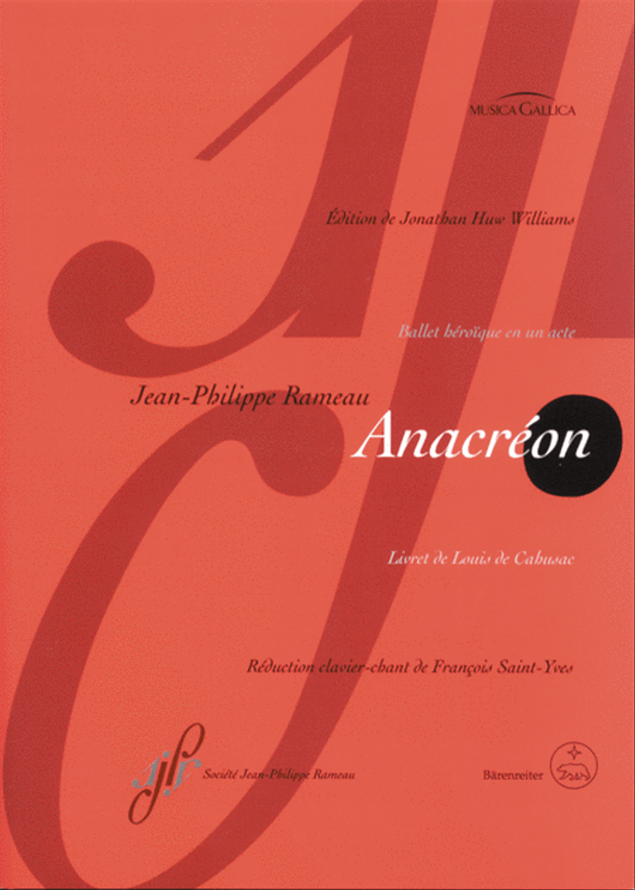 Anacréon RCT 30 4-Part scores gallery preview page 1