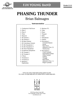 Phasing Thunder: Score