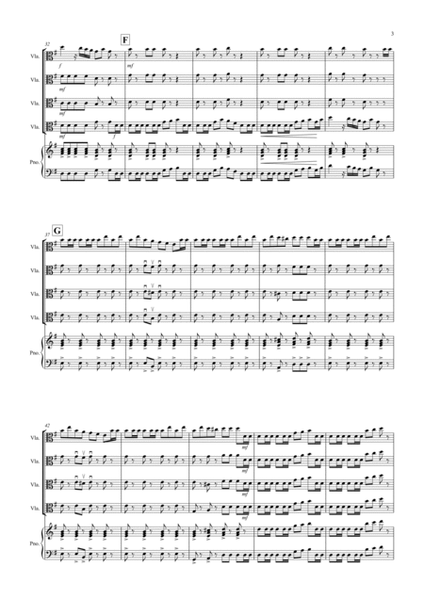 2 Classical Favourites for Viola Quartet (volume four) image number null